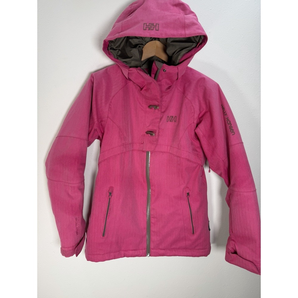 HELLY HANSEN Ski Jacket Womens Switch Pink Insulated Sz Small Snowboard Winter